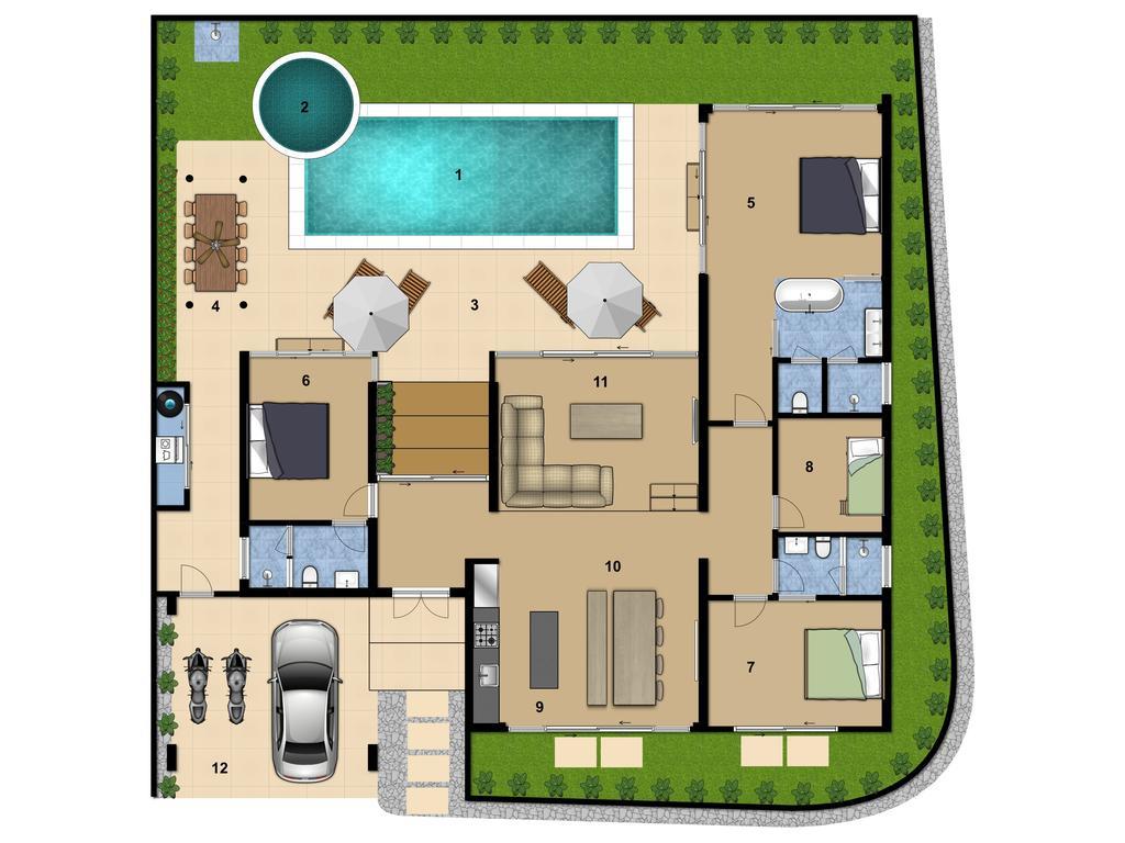 Villa Desi Bang Tao Beach  Zewnętrze zdjęcie